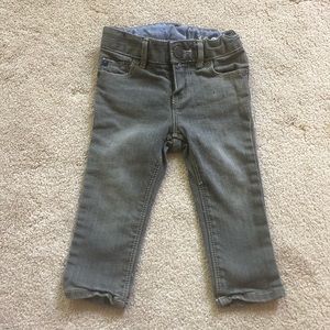 Baby Gap Girls 12-18 Month Gray Skinny Jeans